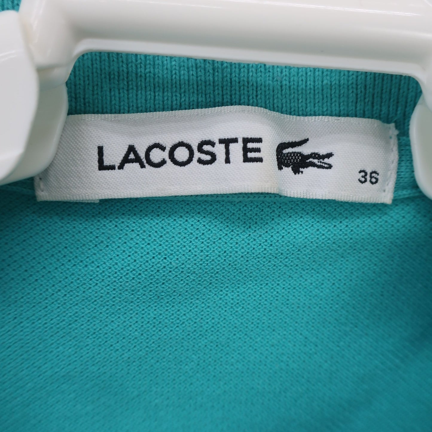 LACOSTE(ラコステ) ポロシャツ エメラルドグリーン レディース 36 B