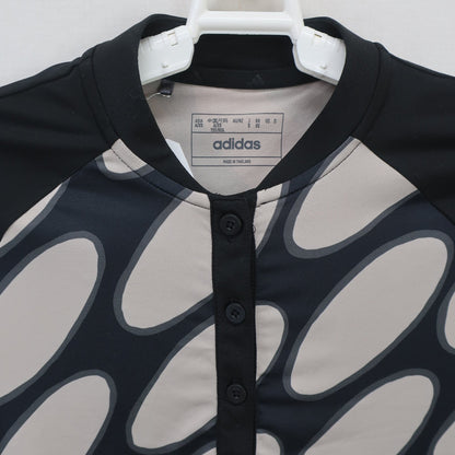 adidas(アディダス) ポロシャツ&スカート セットアップ 黒ベージュ レディース S A