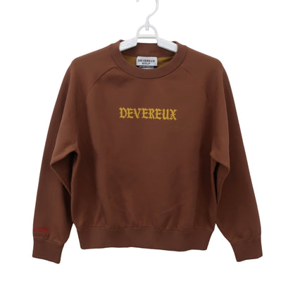 DEVEREUX GOLF(デヴァローゴルフ) ニットクルーネックトレーナー キャメル レディース S 763474772-0030 B