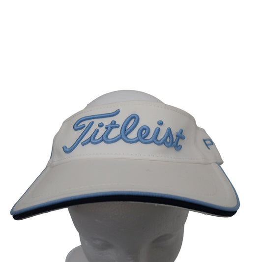 Titleist(タイトリスト) サンバイザー ホワイト×ブルー メンズ フリーサイズ A
