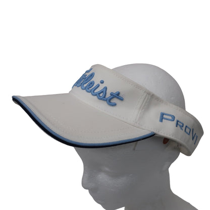Titleist(タイトリスト) サンバイザー ホワイト×ブルー メンズ フリーサイズ A
