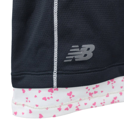 New Balance golf(ニューバランスゴルフ) 半袖フード付きシャツ 黒 レディース L B