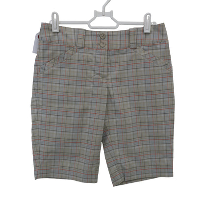 NIKE GOLF1 ハーフパンツ グレー系チェック レディース 64 A