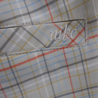 NIKE GOLF1 ハーフパンツ グレー系チェック レディース 64 A