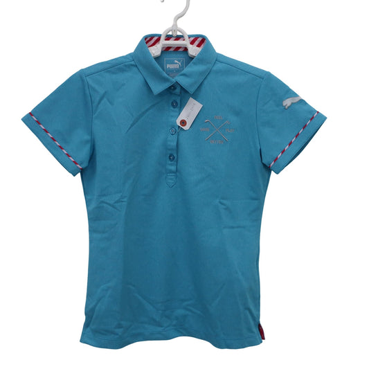 PUMA GOLF(プーマゴルフ) ポロシャツ 水色 レディース M A