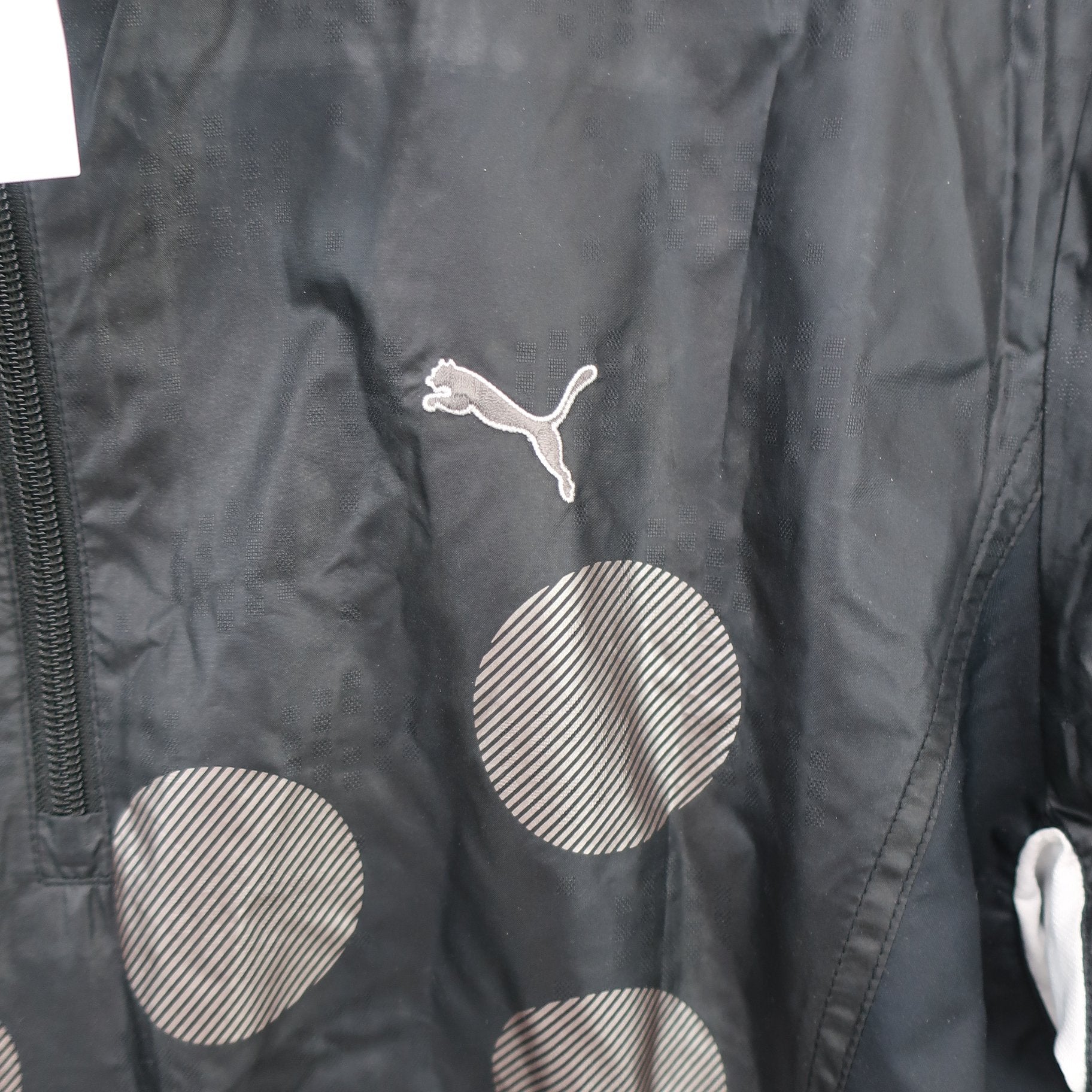 PUMA GOLF(プーマゴルフ) 半袖ハーフジップジャケット ブラック メンズ O A