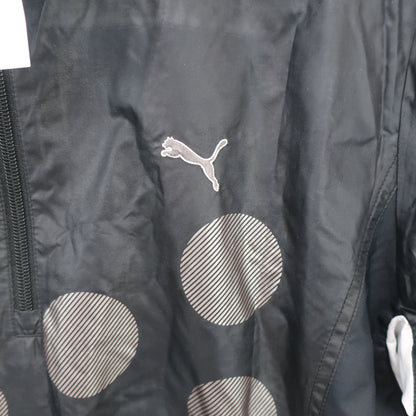 PUMA GOLF(プーマゴルフ) 半袖ハーフジップジャケット ブラック メンズ O A