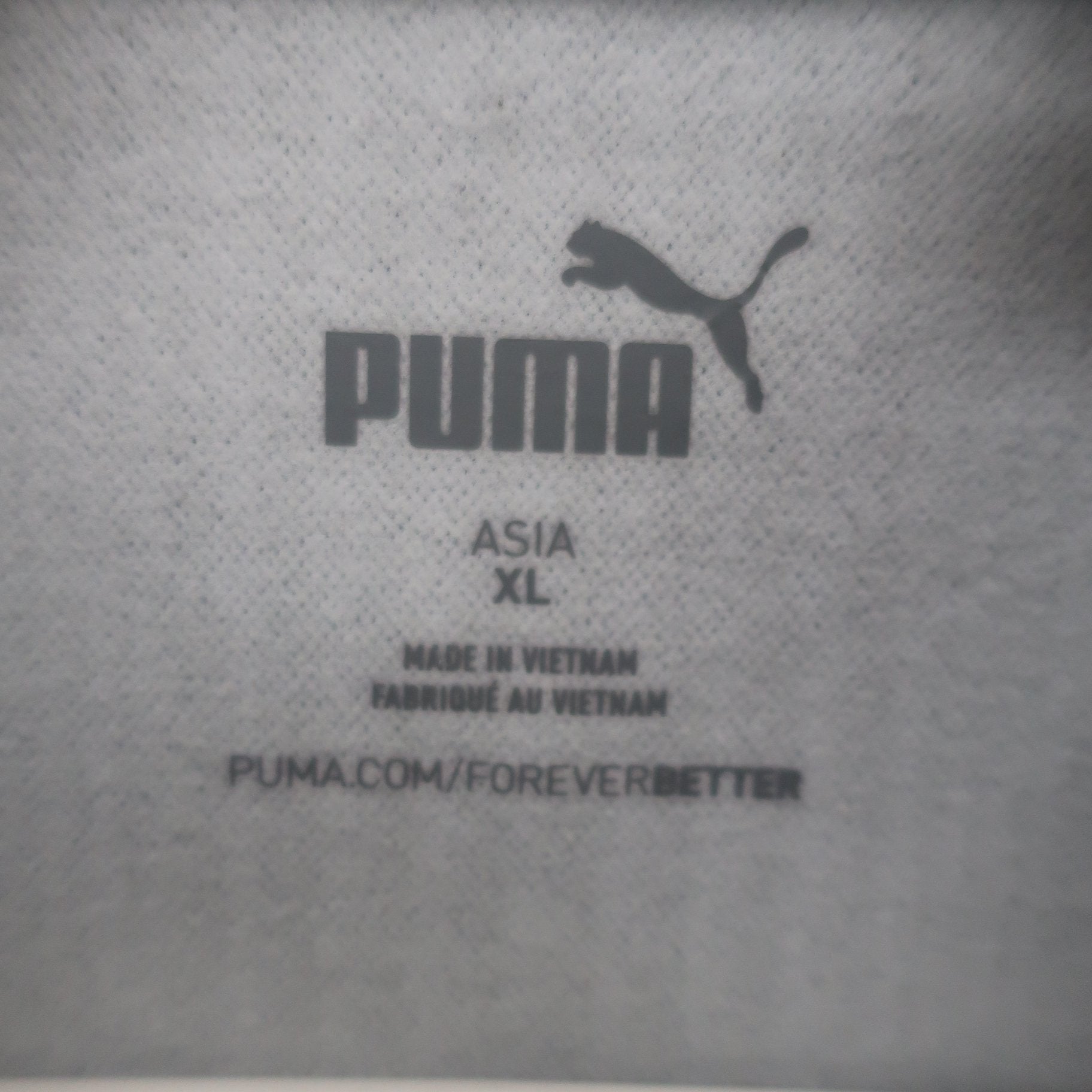 PUMA GOLF(プーマゴルフ) 長袖ポロシャツ グレー系千鳥柄 メンズ XL A
