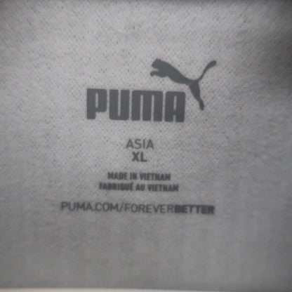 PUMA GOLF(プーマゴルフ) 長袖ポロシャツ グレー系千鳥柄 メンズ XL A