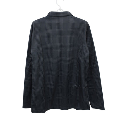 PUMA GOLF(プーマゴルフ) 長袖ポロシャツ グレー系千鳥柄 メンズ XL A