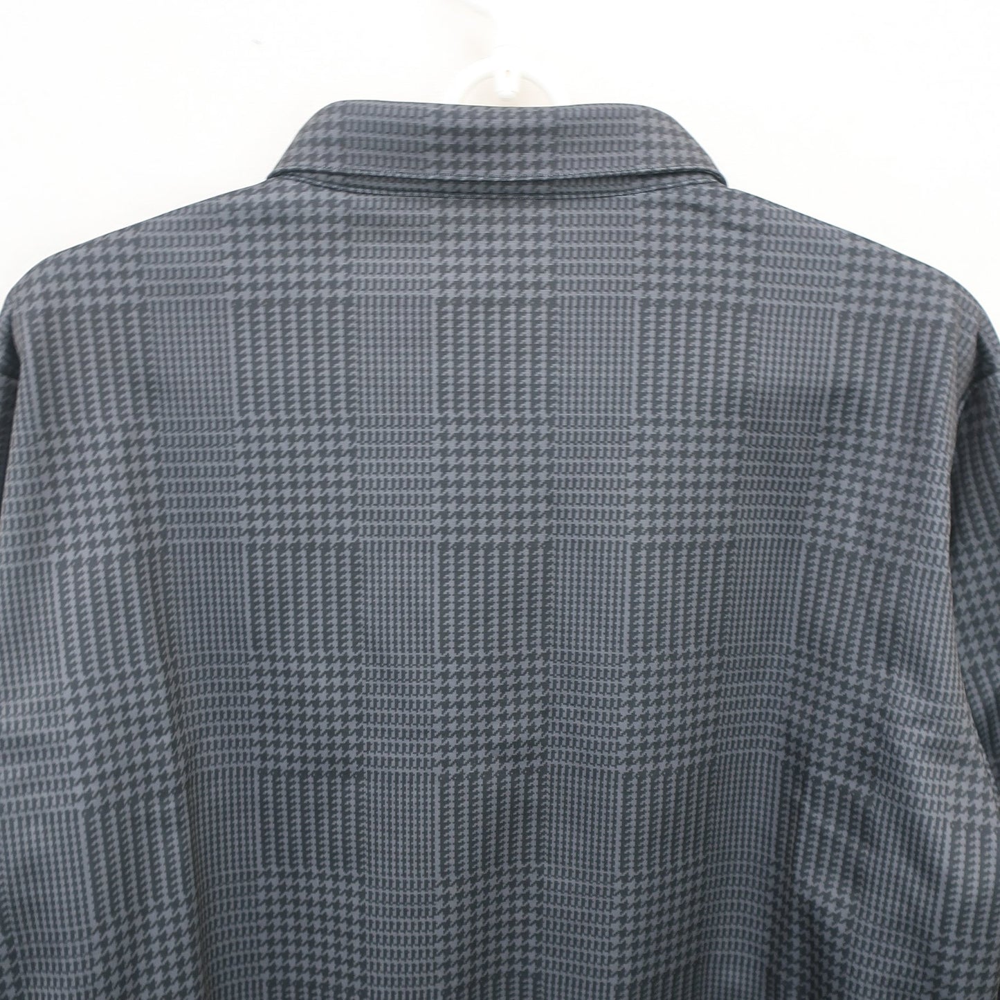 PUMA GOLF(プーマゴルフ) 長袖ポロシャツ グレー系千鳥柄 メンズ XL A