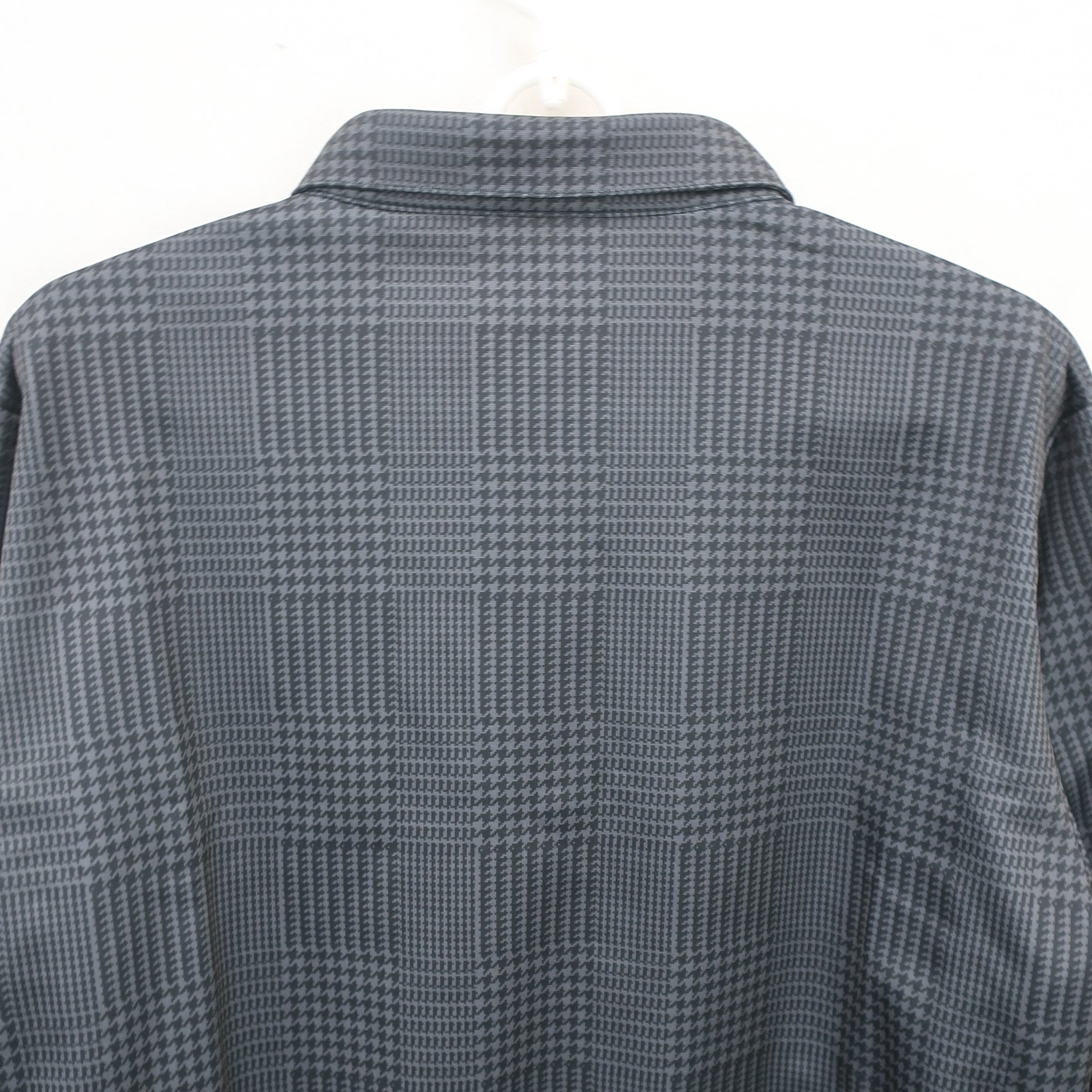 PUMA GOLF(プーマゴルフ) 長袖ポロシャツ グレー系千鳥柄 メンズ XL A