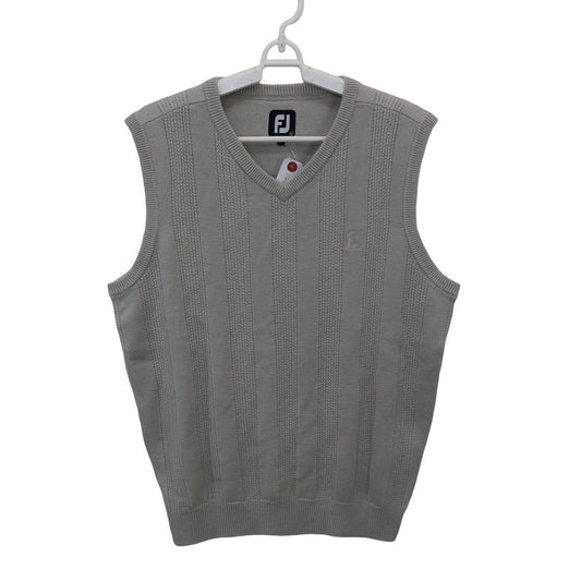 FOOTJOY(フットジョイ) ニットベスト グレー メンズ XL A