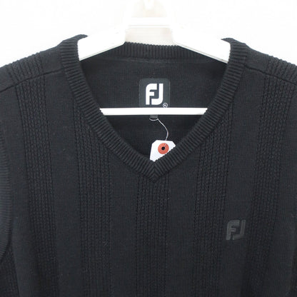 FOOTJOY(フットジョイ) ニットベスト ブラック メンズ XL A