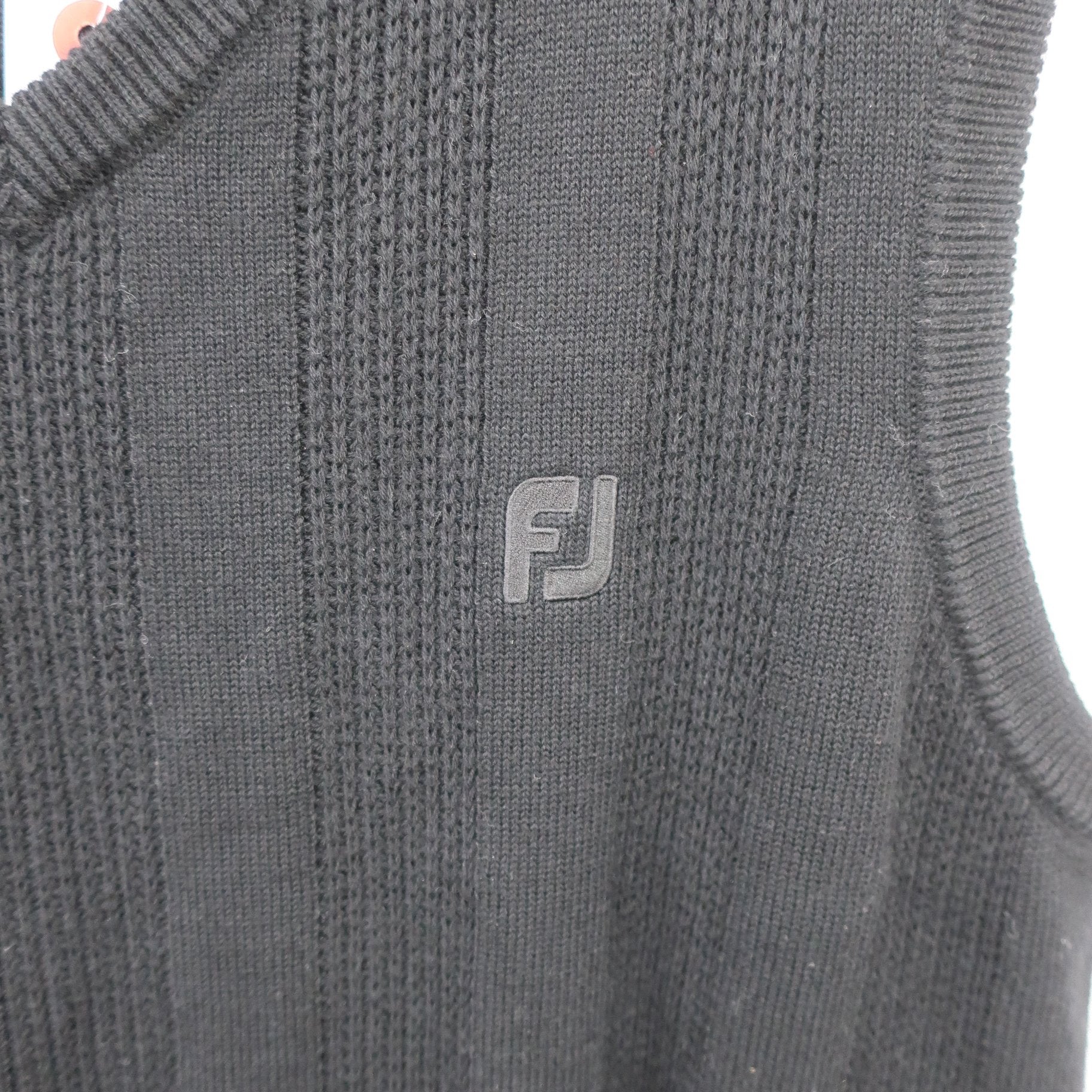 FOOTJOY(フットジョイ) ニットベスト ブラック メンズ XL A