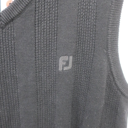 FOOTJOY(フットジョイ) ニットベスト ブラック メンズ XL A