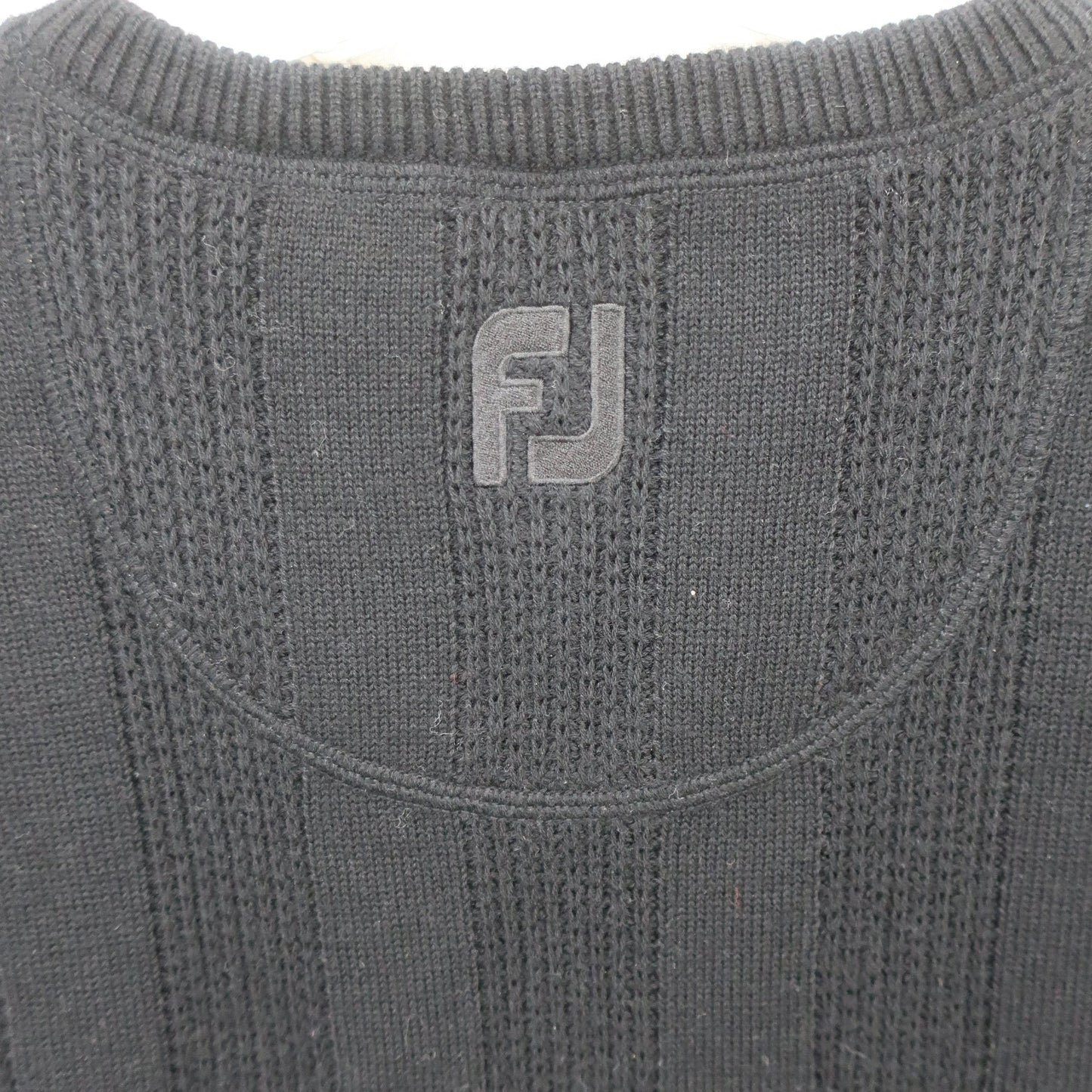 FOOTJOY(フットジョイ) ニットベスト ブラック メンズ XL A
