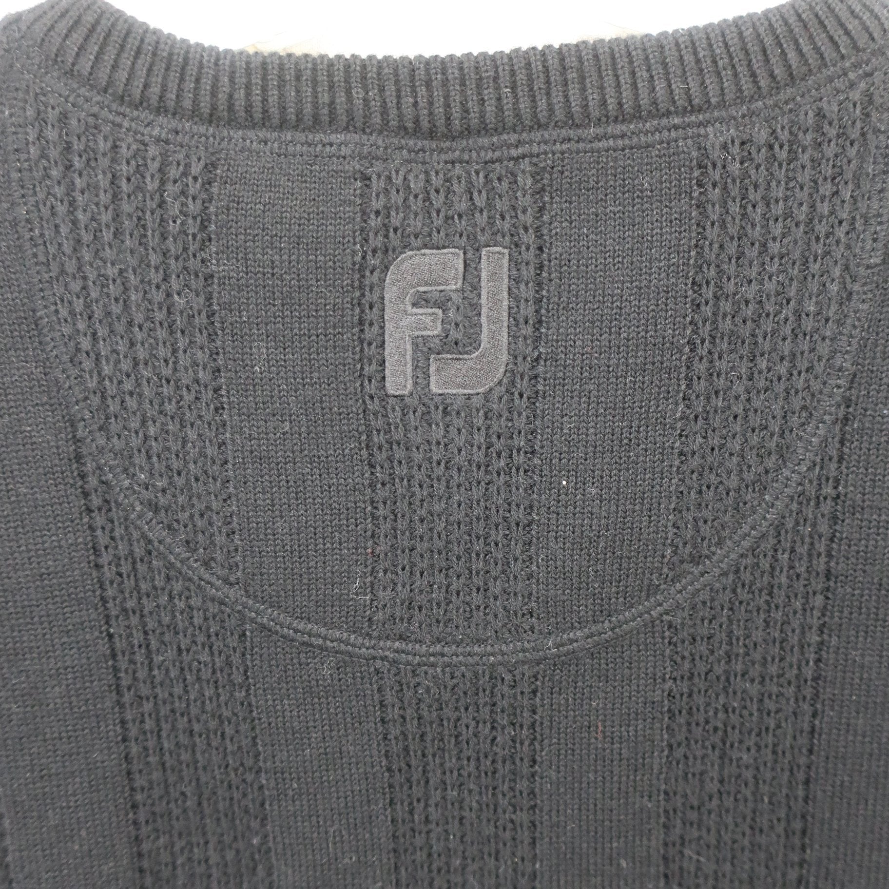 FOOTJOY(フットジョイ) ニットベスト ブラック メンズ XL A