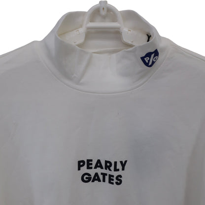 PEARLY GATES(パーリーゲイツ) 長袖モックネックシャツ ホワイト メンズ 7 053-3166111 N