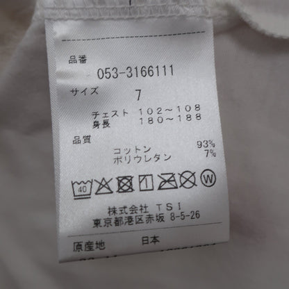 PEARLY GATES(パーリーゲイツ) 長袖モックネックシャツ ホワイト メンズ 7 053-3166111 N
