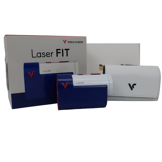 Voice Caddie1 ゴルフ用レーザー距離計 専用ポーチ付き ネイビースカーレット Laser FIT S
