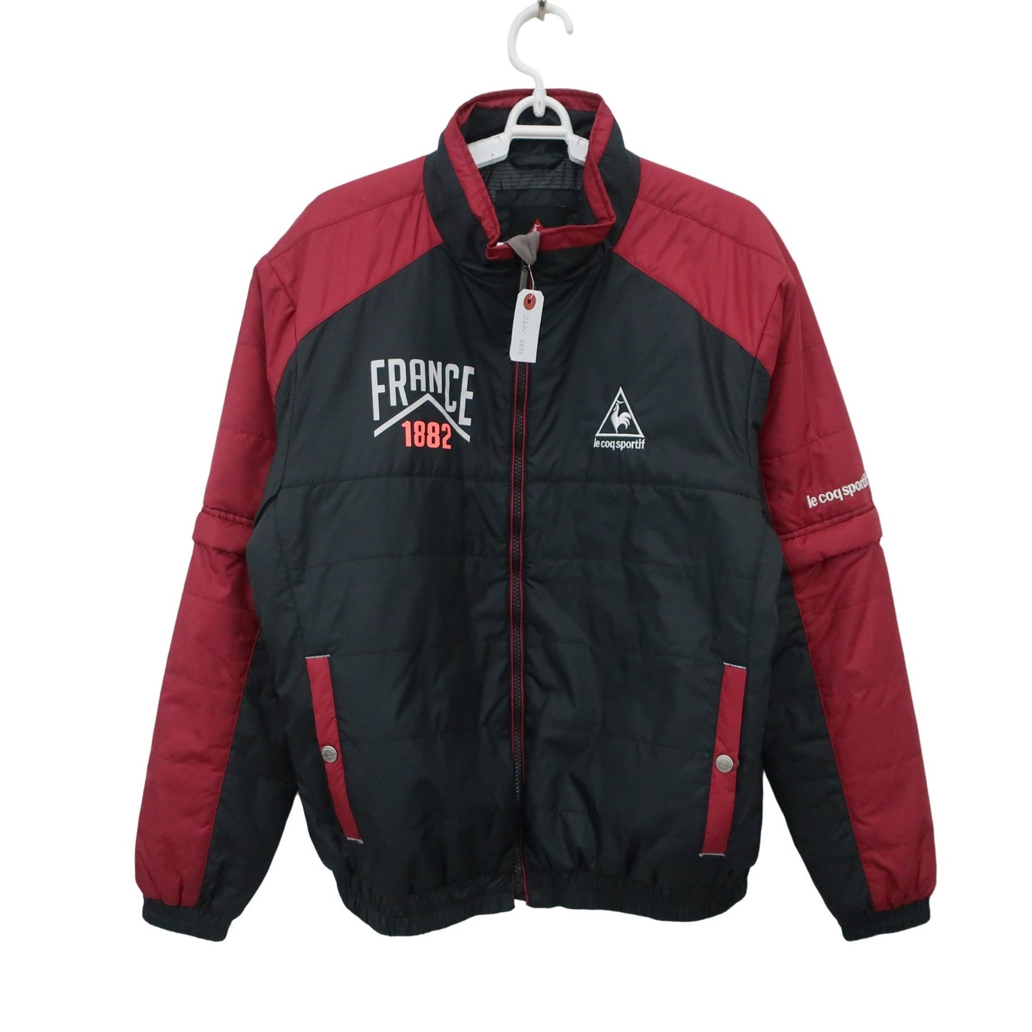 le coq sportif(ルコックスポルティフ) フルジップナイロンジャケット ブラック メンズ M A