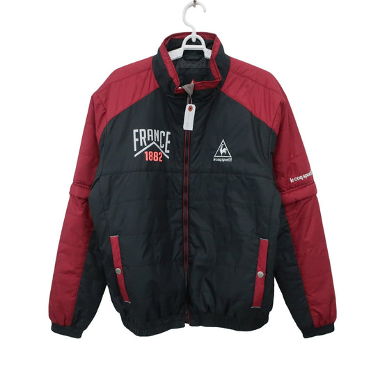 le coq sportif(ルコックスポルティフ) フルジップナイロンジャケット ブラック メンズ M A
