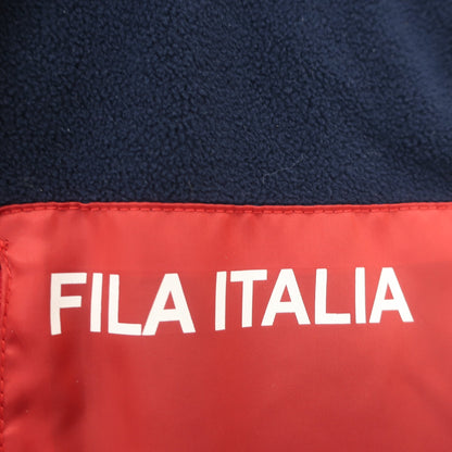 FILA GOLF(フィラゴルフ) リバーシブルベスト ネイビー / ホワイト メンズ M A