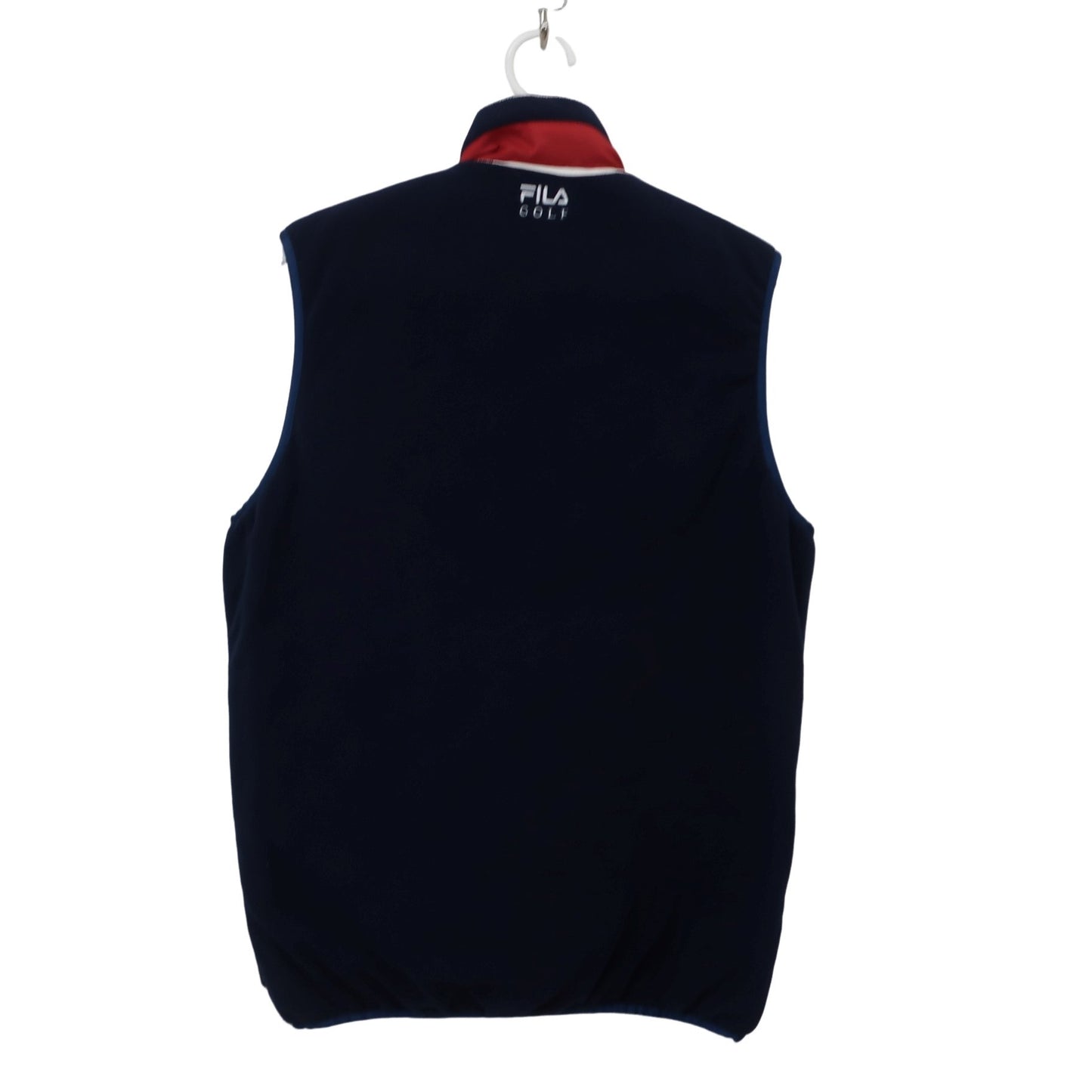 FILA GOLF(フィラゴルフ) リバーシブルベスト ネイビー / ホワイト メンズ M A