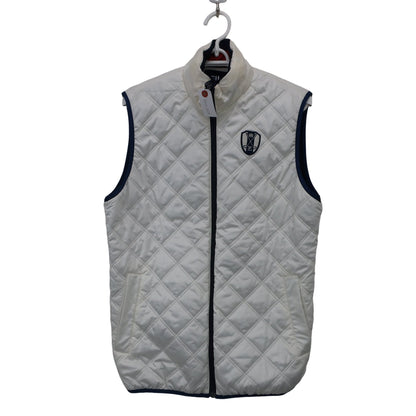 FILA GOLF(フィラゴルフ) リバーシブルベスト ネイビー / ホワイト メンズ M A