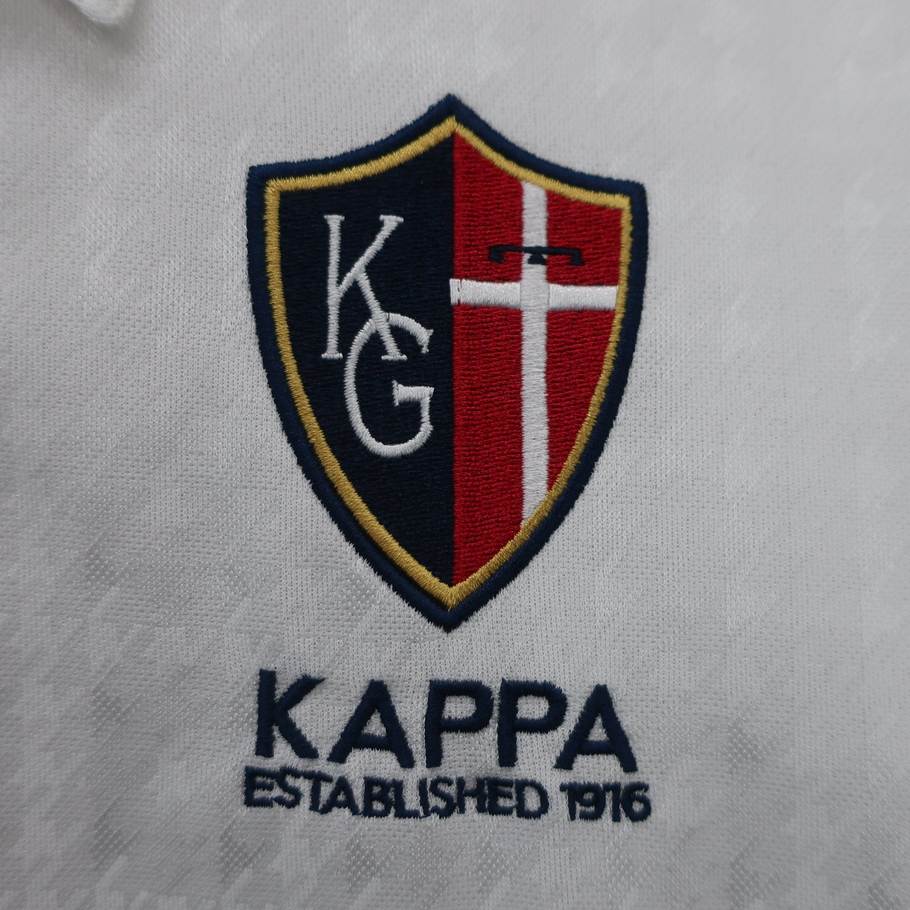 Kappa(カッパ) 長袖ポロシャツ ホワイト メンズ M A