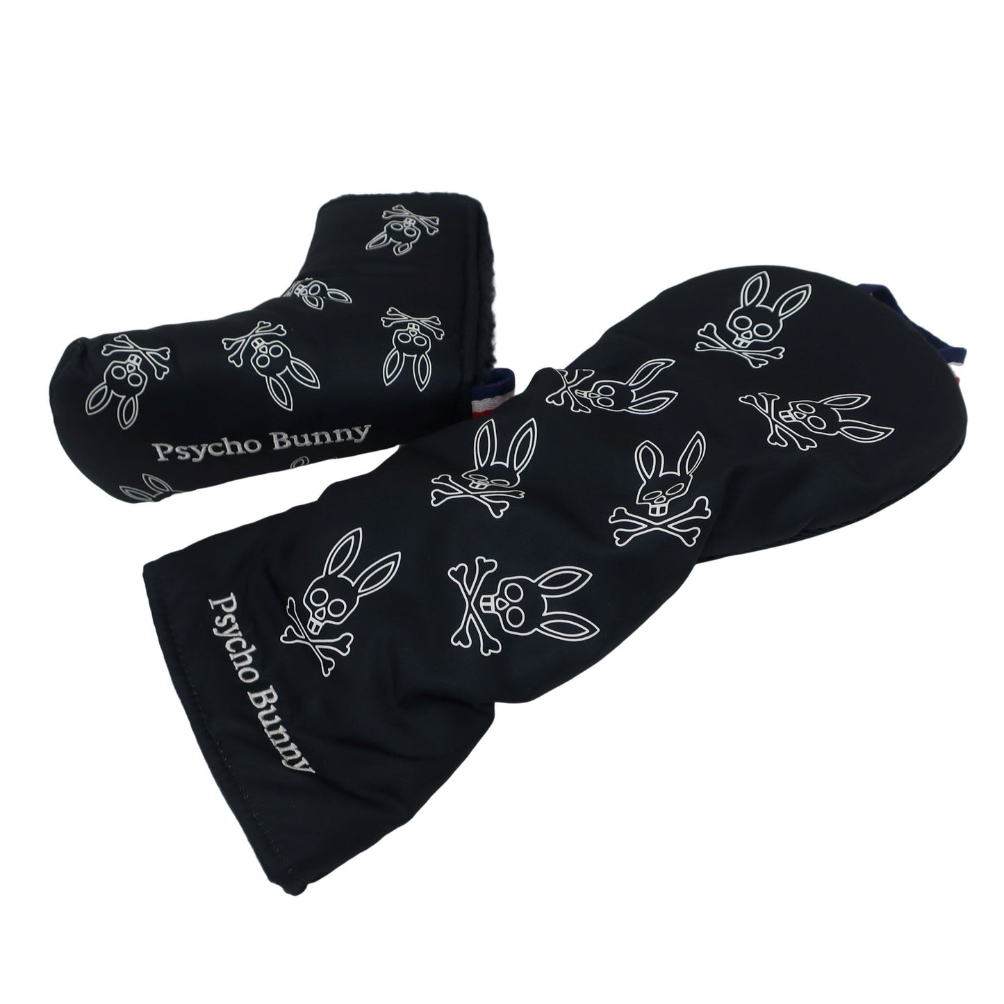 Psycho Bunny1 ヘッドカバー2点セット ネイビー 1W用 パター用 A