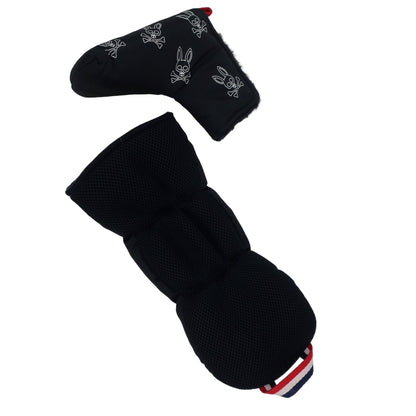 Psycho Bunny1 ヘッドカバー2点セット ネイビー 1W用 パター用 A