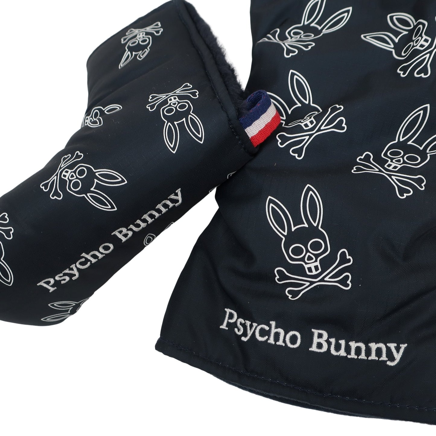 Psycho Bunny1 ヘッドカバー2点セット ネイビー 1W用 パター用 A