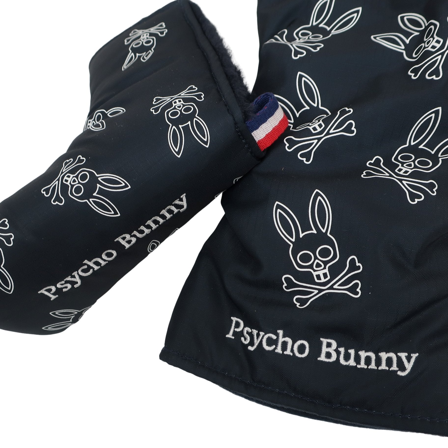 Psycho Bunny1 ヘッドカバー2点セット ネイビー 1W用 パター用 A