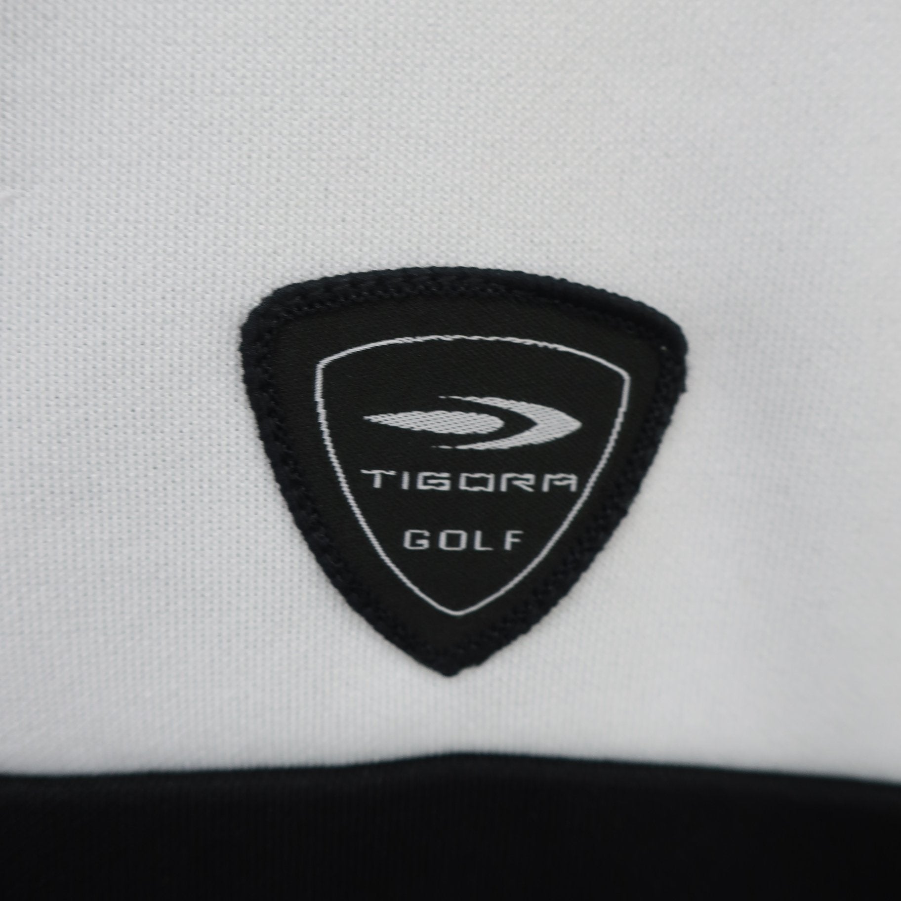 TIGORA(ティゴラ) ハーフジップワンピース 黒白 レディース M A