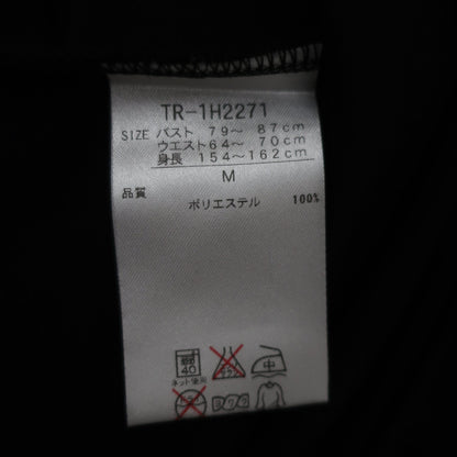 TIGORA(ティゴラ) ハーフジップワンピース 黒白 レディース M A