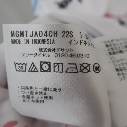 Munsingwear(マンシングウェア) ポロシャツ ホワイト総柄 メンズ M A