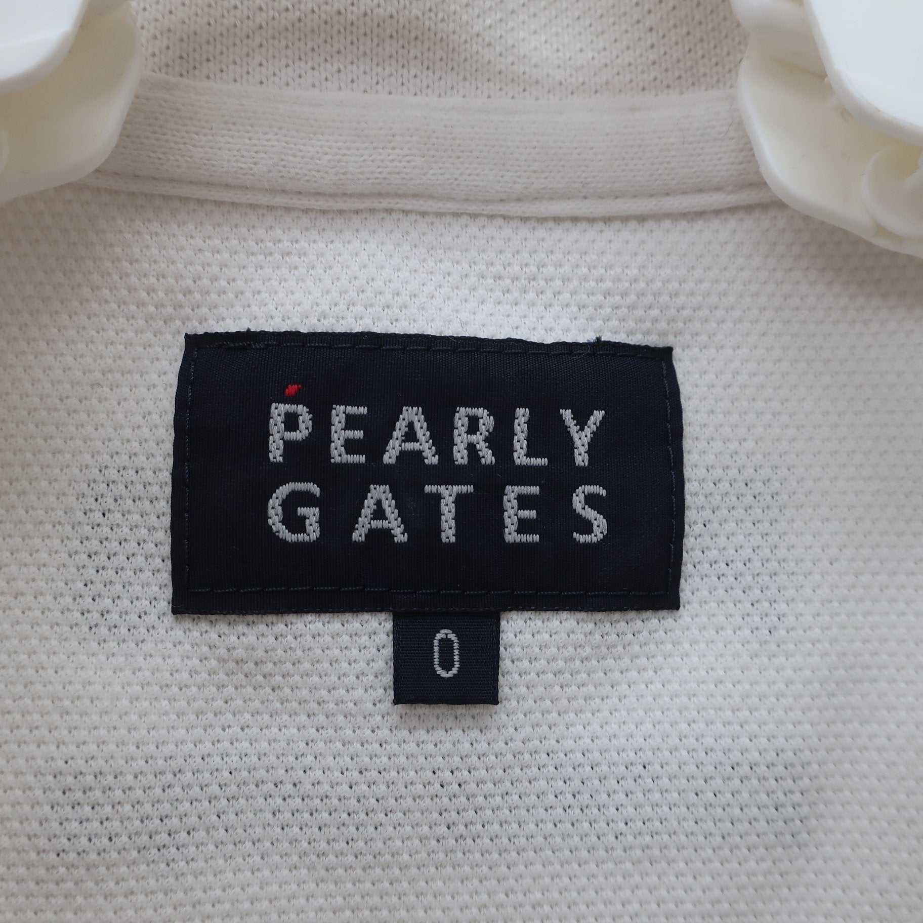 PEARLY GATES(パーリーゲイツ) ポロシャツ ホワイト レディース 0 055-8160402 B