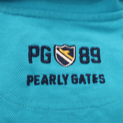 PEARLY GATES(パーリーゲイツ) ポロシャツ 水色 レディース 0 055-8160402 B