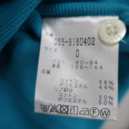 PEARLY GATES(パーリーゲイツ) ポロシャツ 水色 レディース 0 055-8160402 B