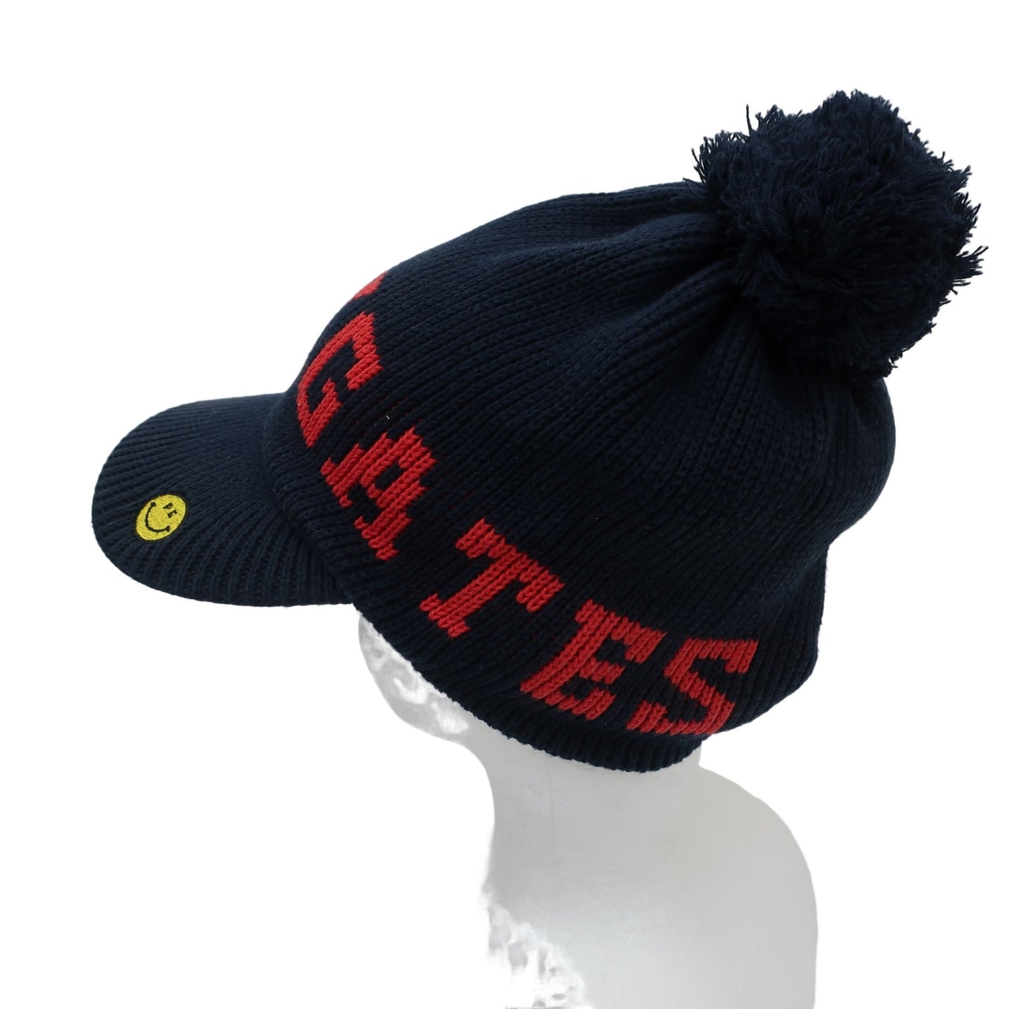 PEARLY GATES(パーリーゲイツ) ニットキャップ ネイビー レディース フリーサイズ 053-6987204 B