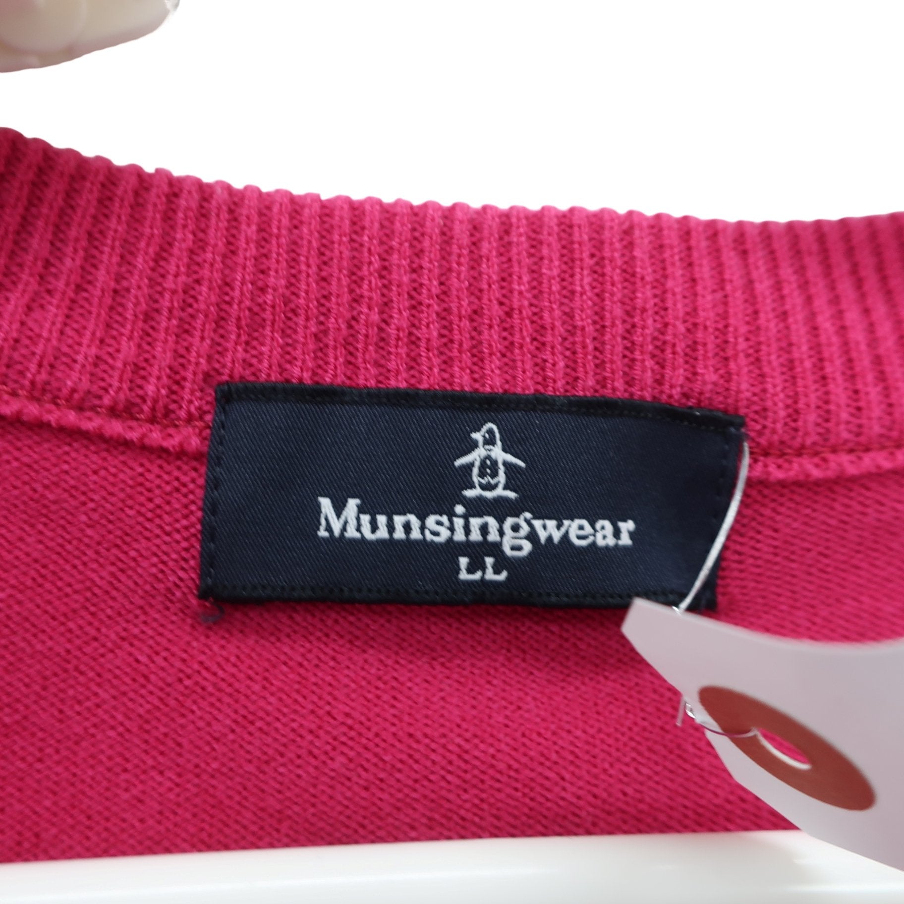 Munsingwear(マンシングウェア) ニットベスト ピンク メンズ LL B