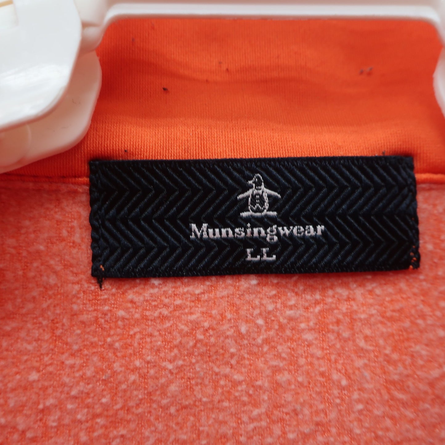 Munsingwear(マンシングウェア) 長袖ハーフジップシャツ オレンジ メンズ LL A