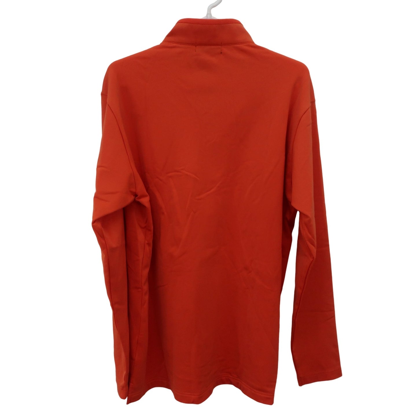 Munsingwear(マンシングウェア) 長袖ハーフジップシャツ オレンジ メンズ LL A