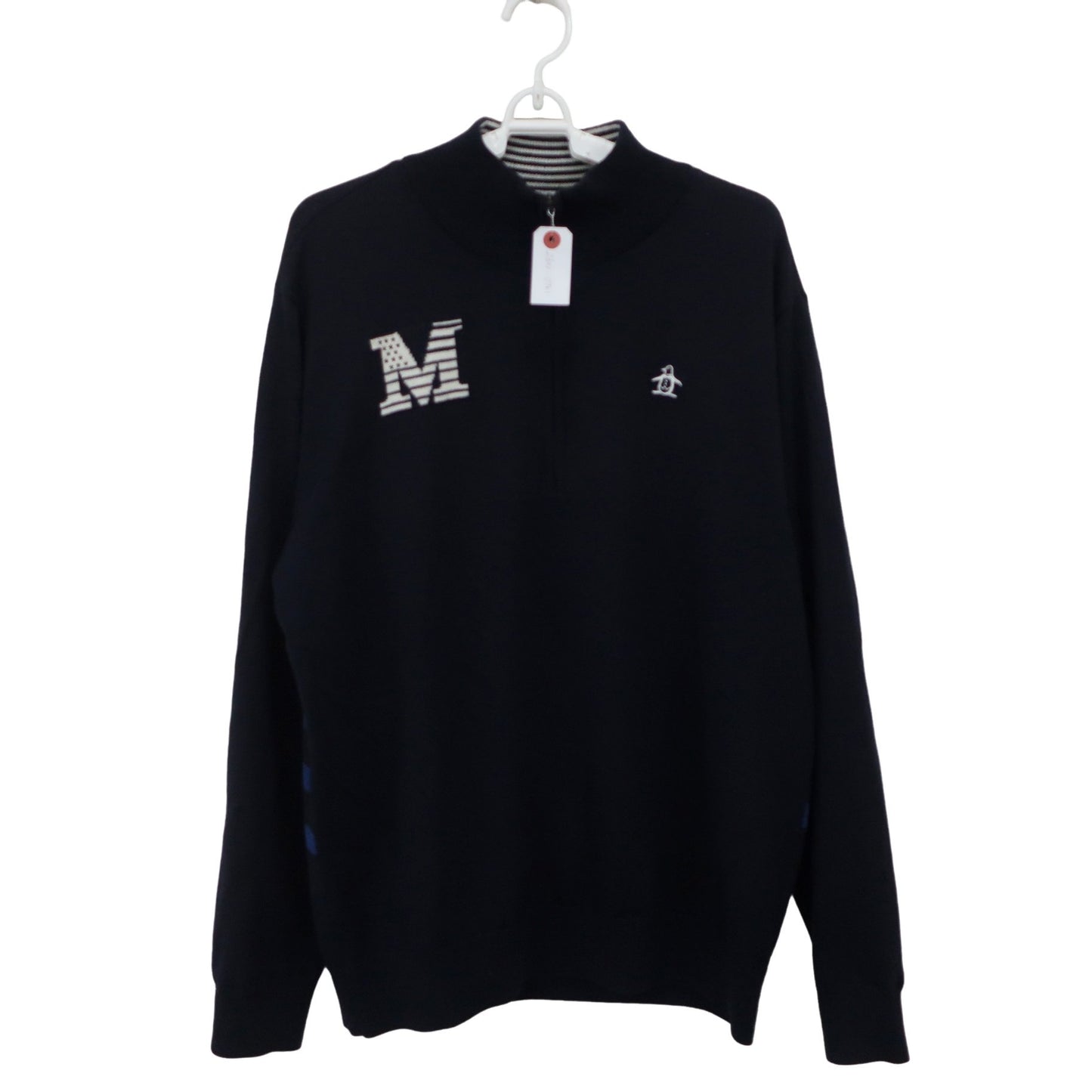 Munsingwear(マンシングウェア) ハーフジップセーター ネイビー メンズ LL A