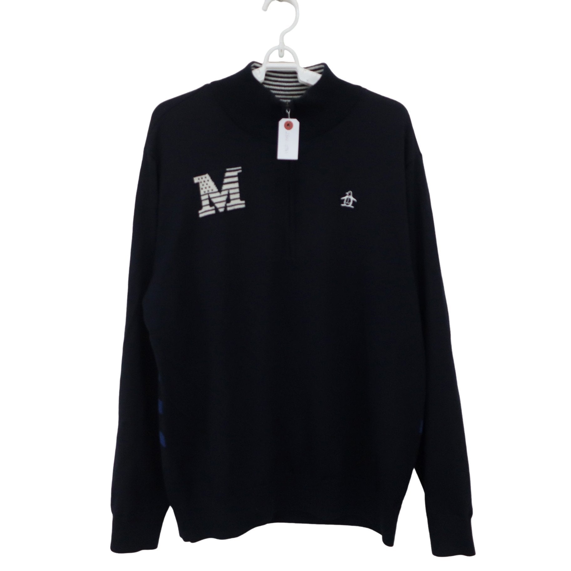 Munsingwear(マンシングウェア) ハーフジップセーター ネイビー メンズ LL A