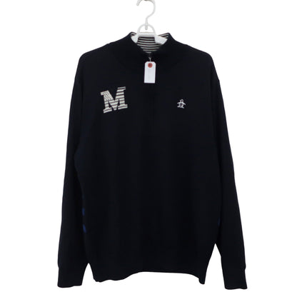 Munsingwear(マンシングウェア) ハーフジップセーター ネイビー メンズ LL A