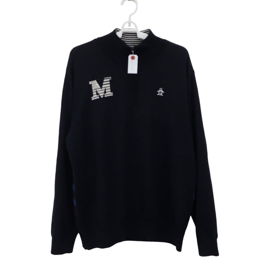 Munsingwear(マンシングウェア) ハーフジップセーター ネイビー メンズ LL A
