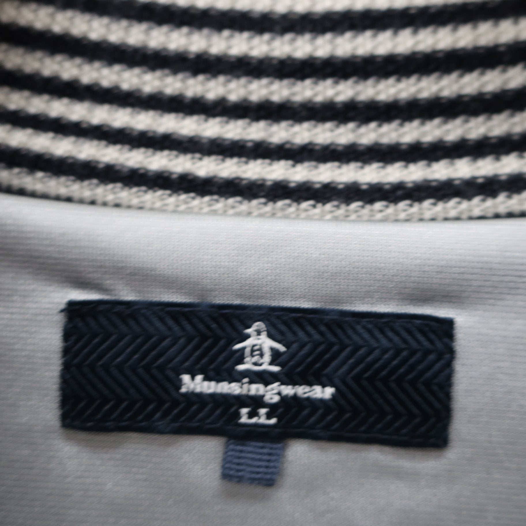 Munsingwear(マンシングウェア) ハーフジップセーター ネイビー メンズ LL A